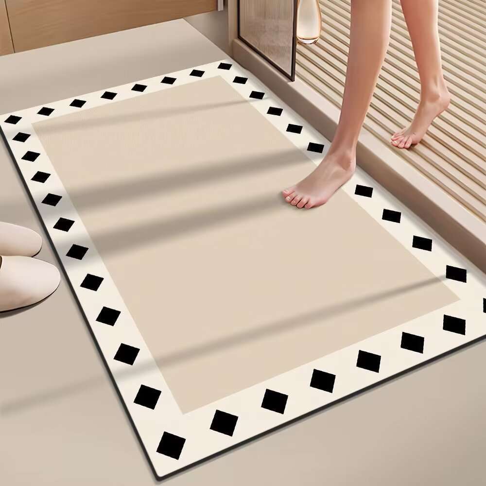Tapis de bain en terre de diatomée