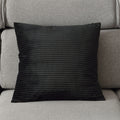 Housse de coussin en velours côtelé 45 × 45 cm