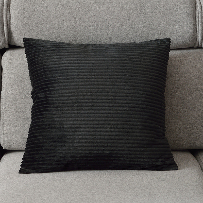 Housse de coussin en velours côtelé 45 × 45 cm
