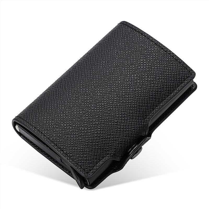 Porte-cartes Le Classique, noir grainé